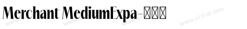 Merchant MediumExpa字体转换